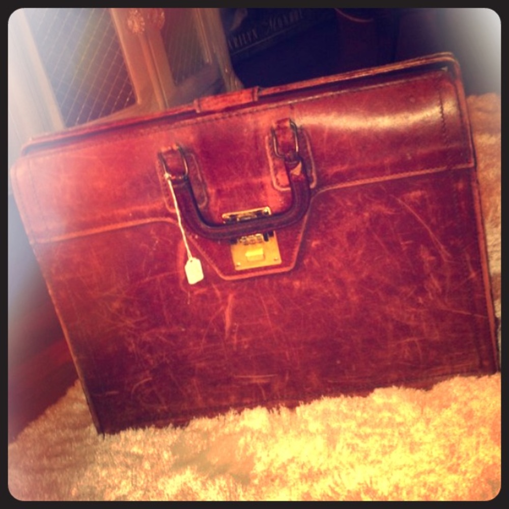 Vintage Mad Men style Briefcase/Bag
